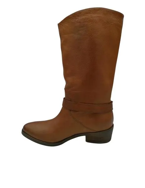 Bota campera Janet and Janet color cuero