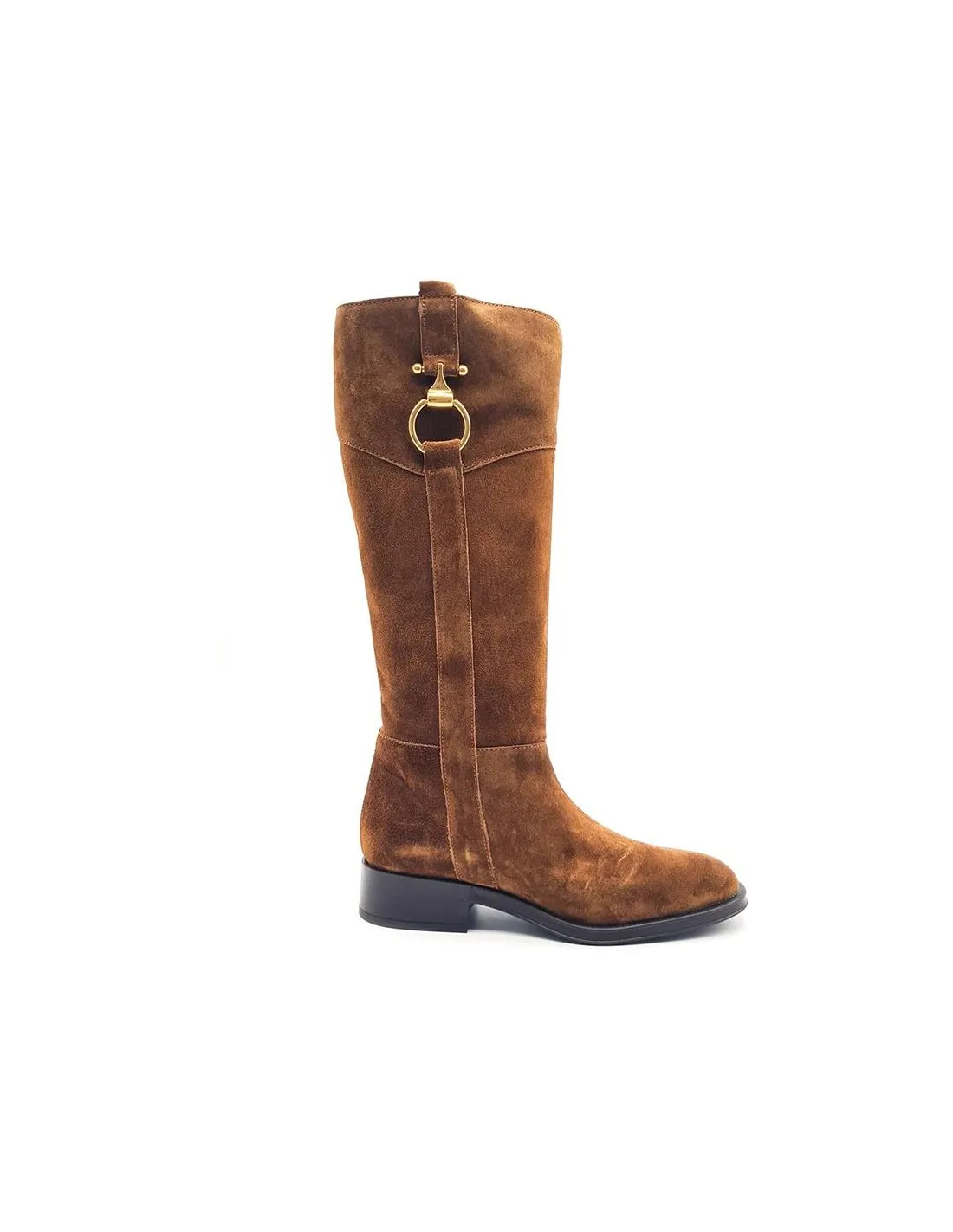 BOTA CAÑA ALTA MUJER ALPE 2274 CUERO