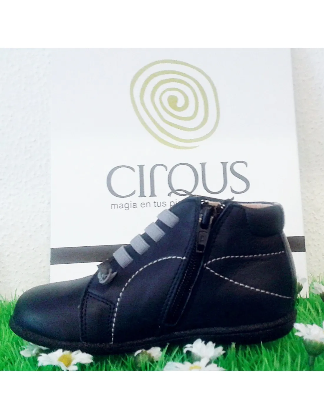Bota cirqus 152310, elaboradas en piel 