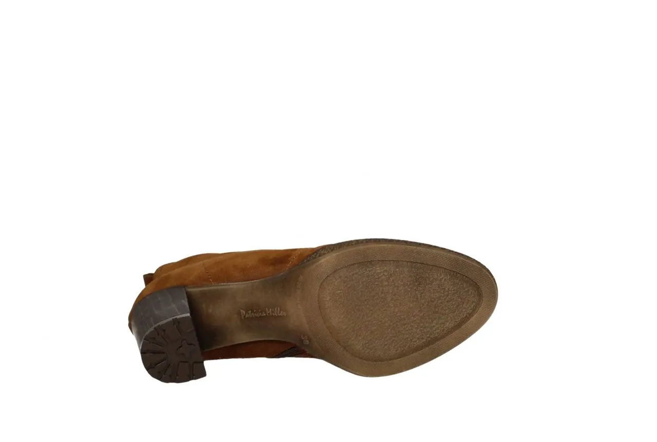 Bota Cordon Serraje Cuero y Cremallera Lateral