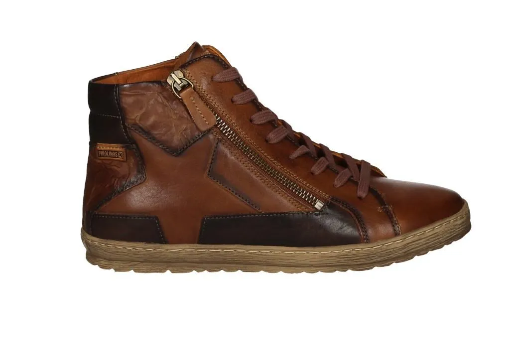 Bota Cordon/cremallera Piel Cuero Estrella Lateral