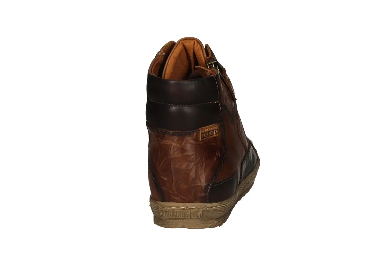 Bota Cordon/cremallera Piel Cuero Estrella Lateral