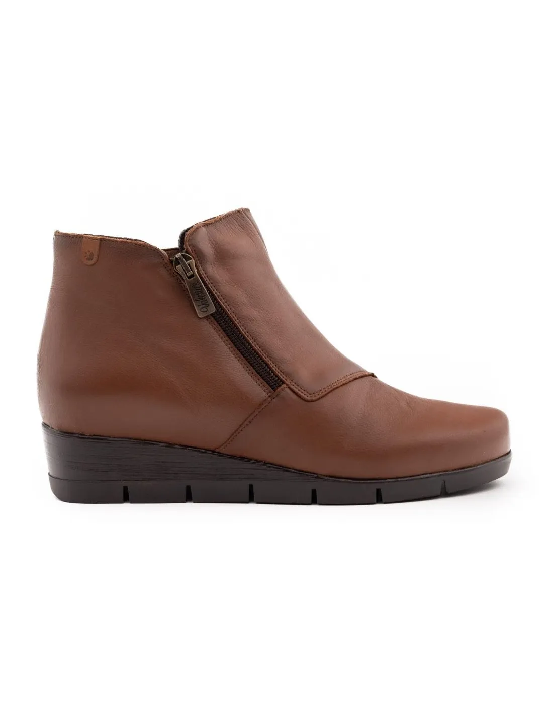 BOTA DE CUÑA MUJER VALERIAS 9511 CUERO