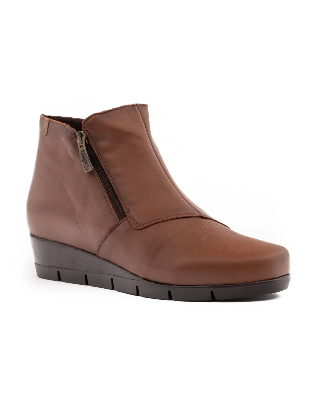 BOTA DE CUÑA MUJER VALERIAS 9511 CUERO