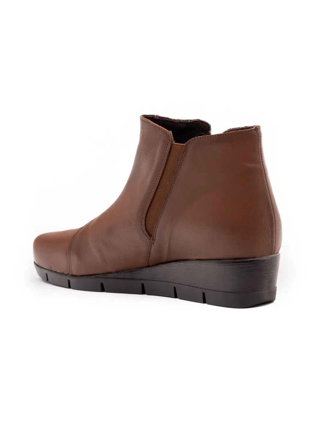 BOTA DE CUÑA MUJER VALERIAS 9511 CUERO