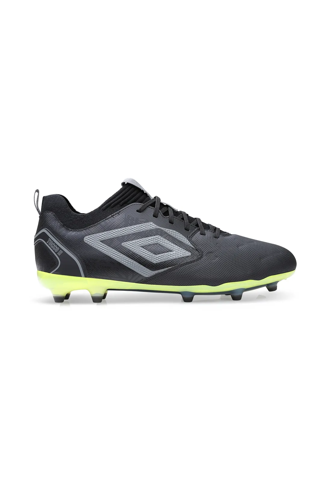 Bota de Fútbol Umbro Tocco II PRO FG Black / Quiet Shade / Limeade
