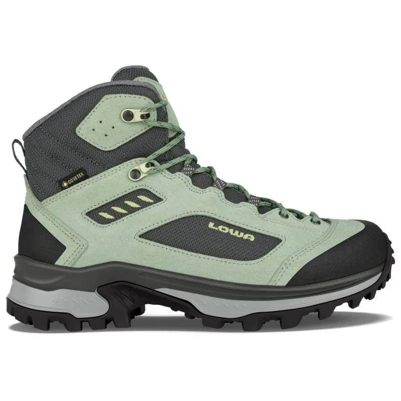 Bota de montaña para mujer Lowa Corvara GTX MID Ws (patinagreen/grey)