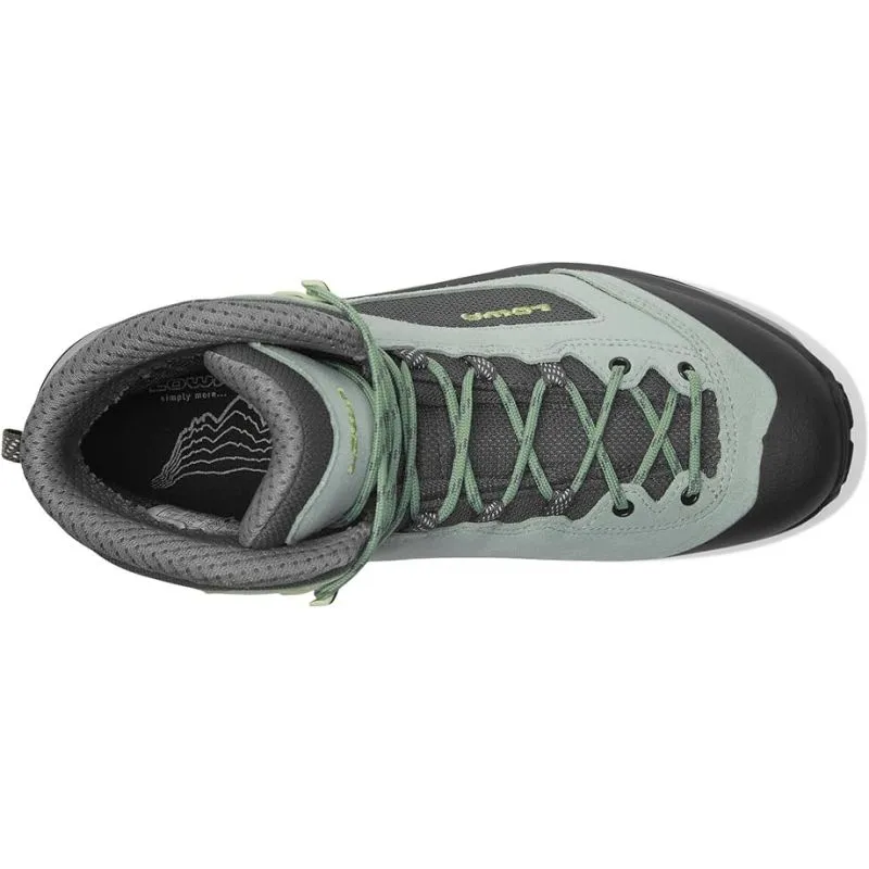 Bota de montaña para mujer Lowa Corvara GTX MID Ws (patinagreen/grey)