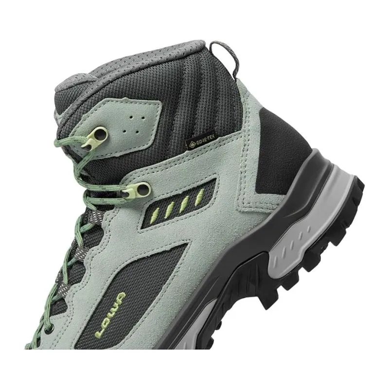 Bota de montaña para mujer Lowa Corvara GTX MID Ws (patinagreen/grey)