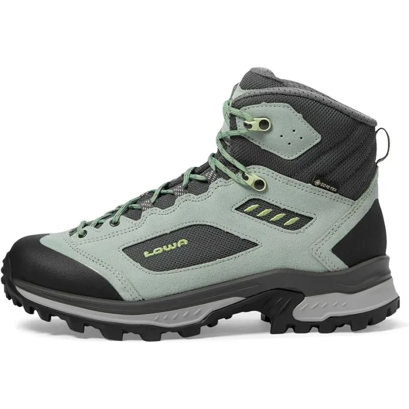Bota de montaña para mujer Lowa Corvara GTX MID Ws (patinagreen/grey)