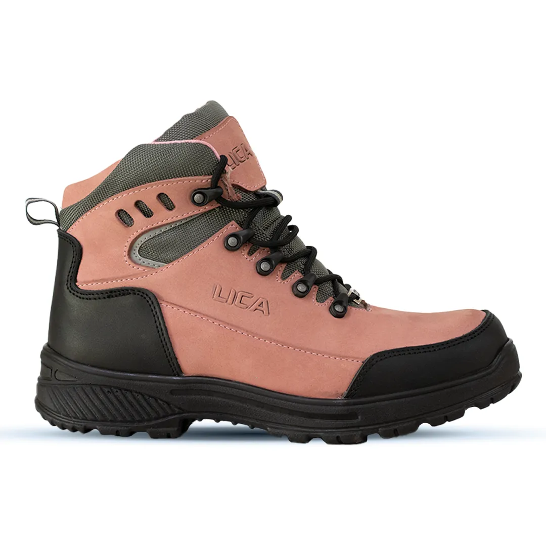 BOTA DE SEGURIDAD PARA DAMA LICA 200R COLOR ROSA