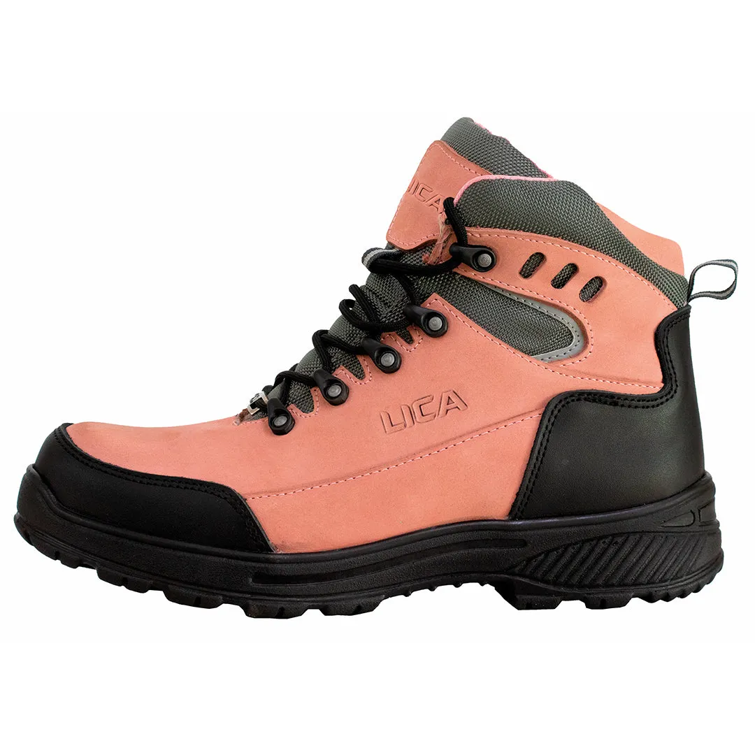 BOTA DE SEGURIDAD PARA DAMA LICA 200R COLOR ROSA