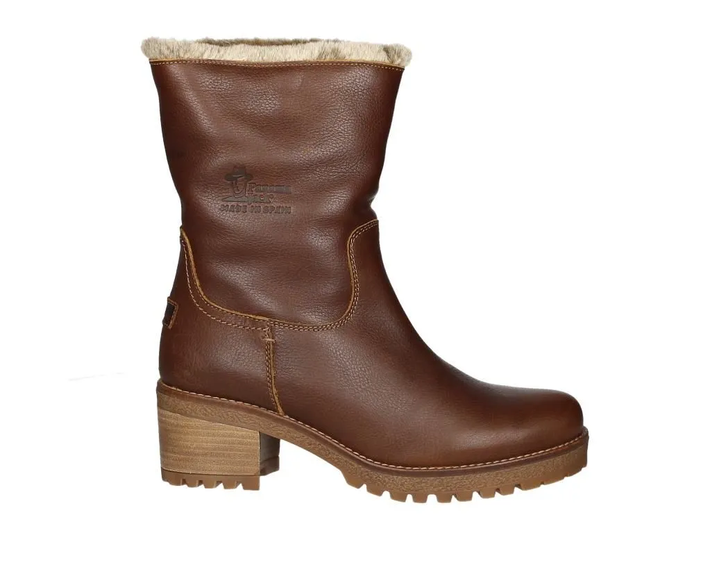 Bota Enteriza Napa Grass Cuero Cuello Vuelto Pelos