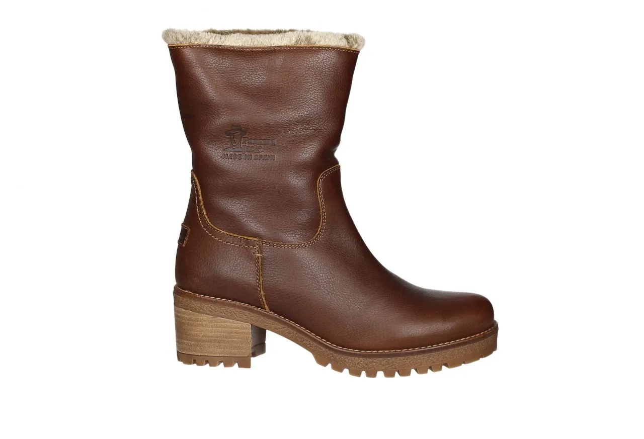 Bota Enteriza Napa Grass Cuero Cuello Vuelto Pelos