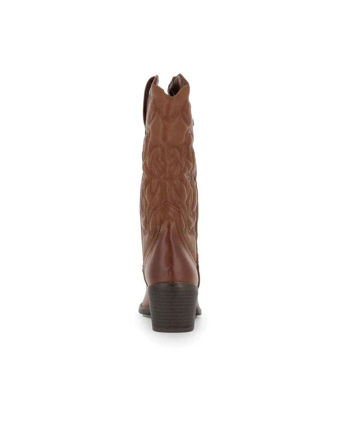 Bota tejana tacón para mujer cuero Mustang