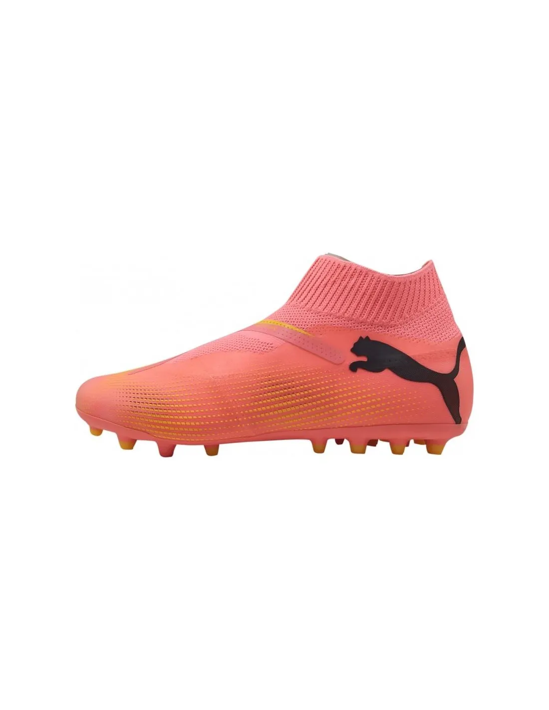 Botas de fútbol Puma FUTURE 7 MATCH+ LL MG Blanco Rosa