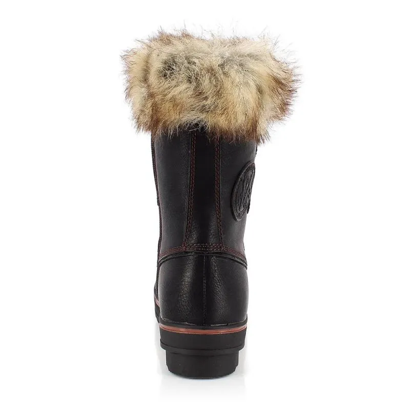 Botas de invierno para mujer Kimberfeel Camille (cocodrilo negro)