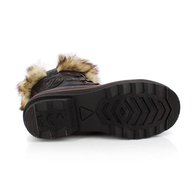 Botas de invierno para mujer Kimberfeel Camille (cocodrilo negro)