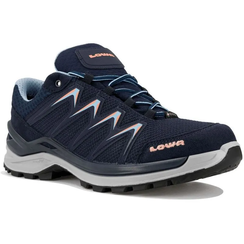 BOTAS DE MONTAñA LOWA INNOX PRO GORETEX LOW (NAVY/SALMON) MUJER