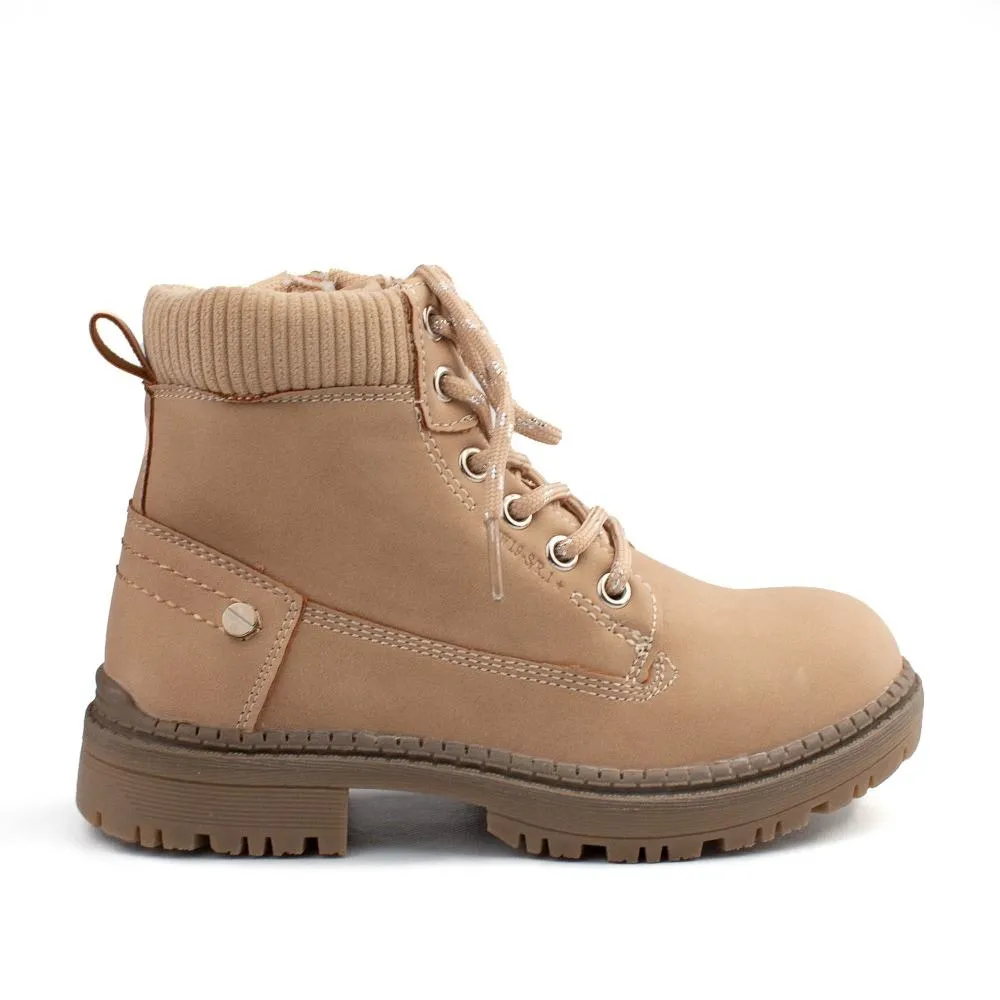 Botas Niña Taupe Modelo Mili