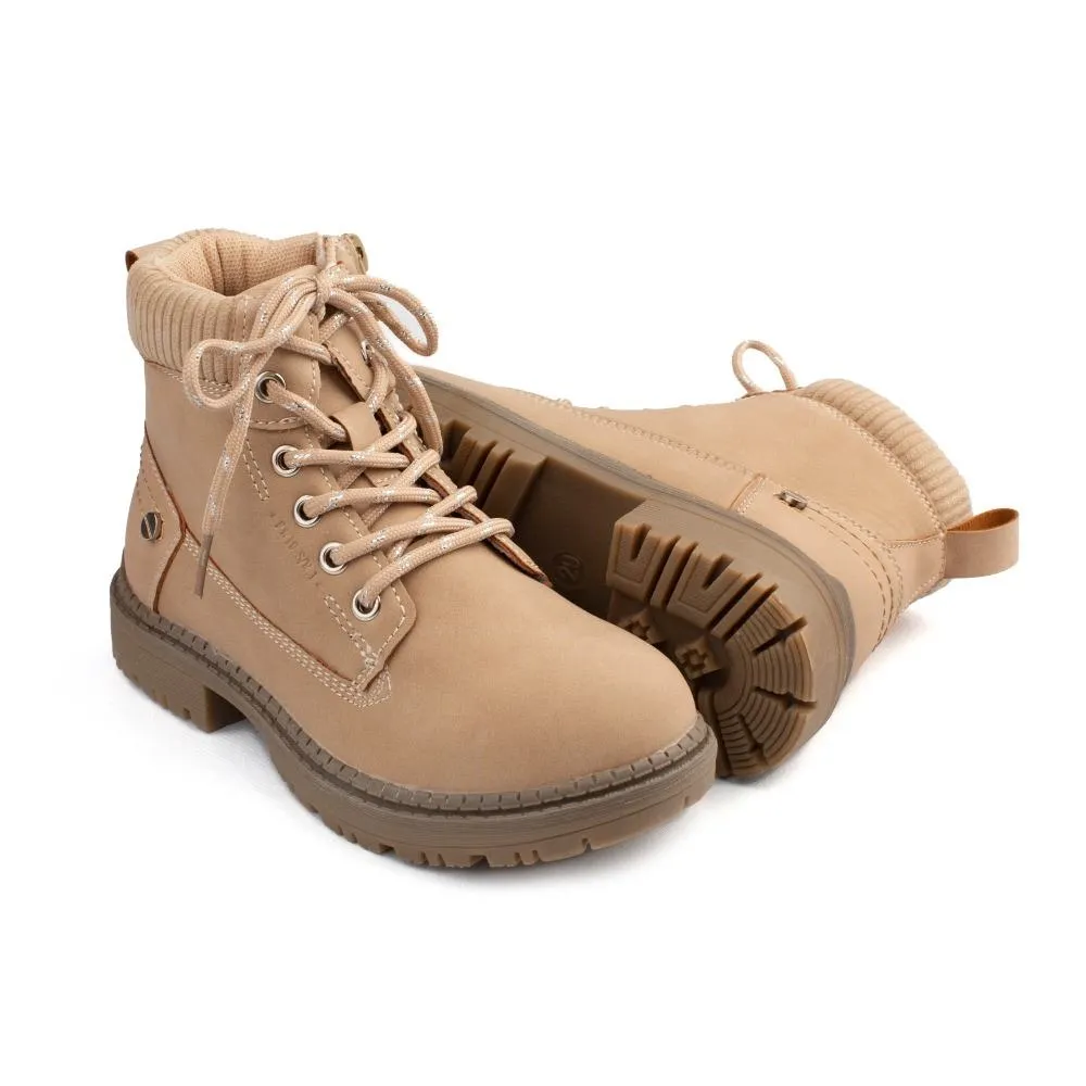 Botas Niña Taupe Modelo Mili
