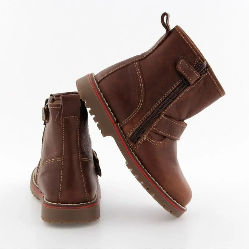 Botas Pablosky media caña chocolate