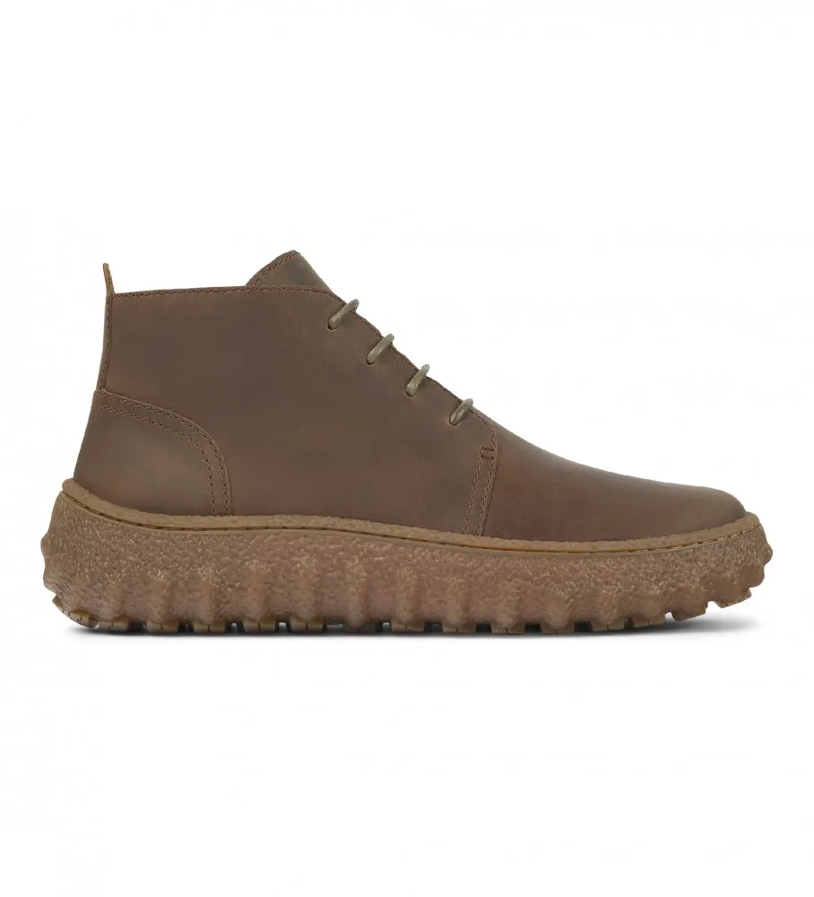 Botines de piel Ground marrón