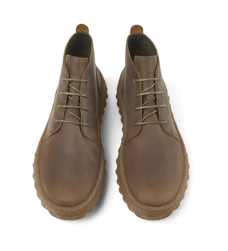 Botines de piel Ground marrón