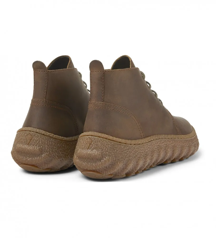 Botines de piel Ground marrón