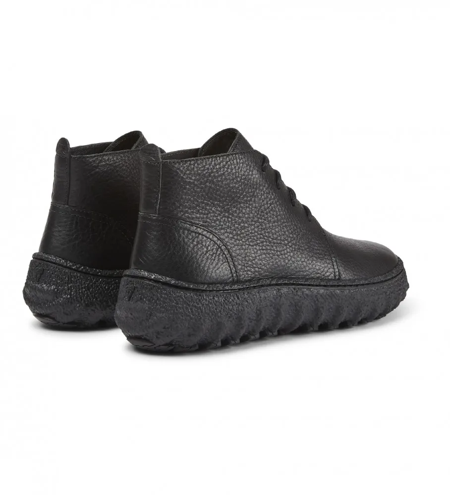 Botines de piel Ground negro