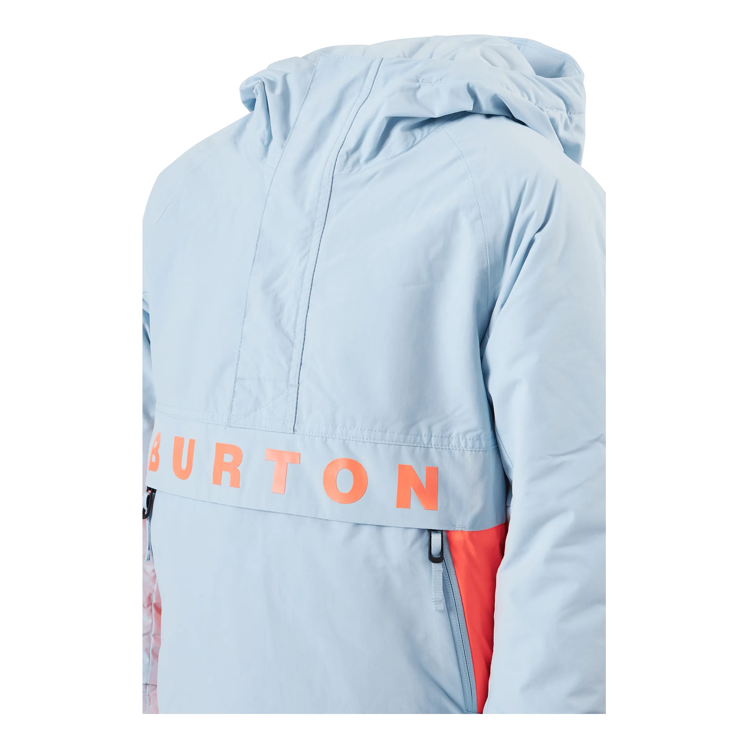 Burton Kids' Frostner 2l Anorak Jacke Ballad Blue/tetra Orange