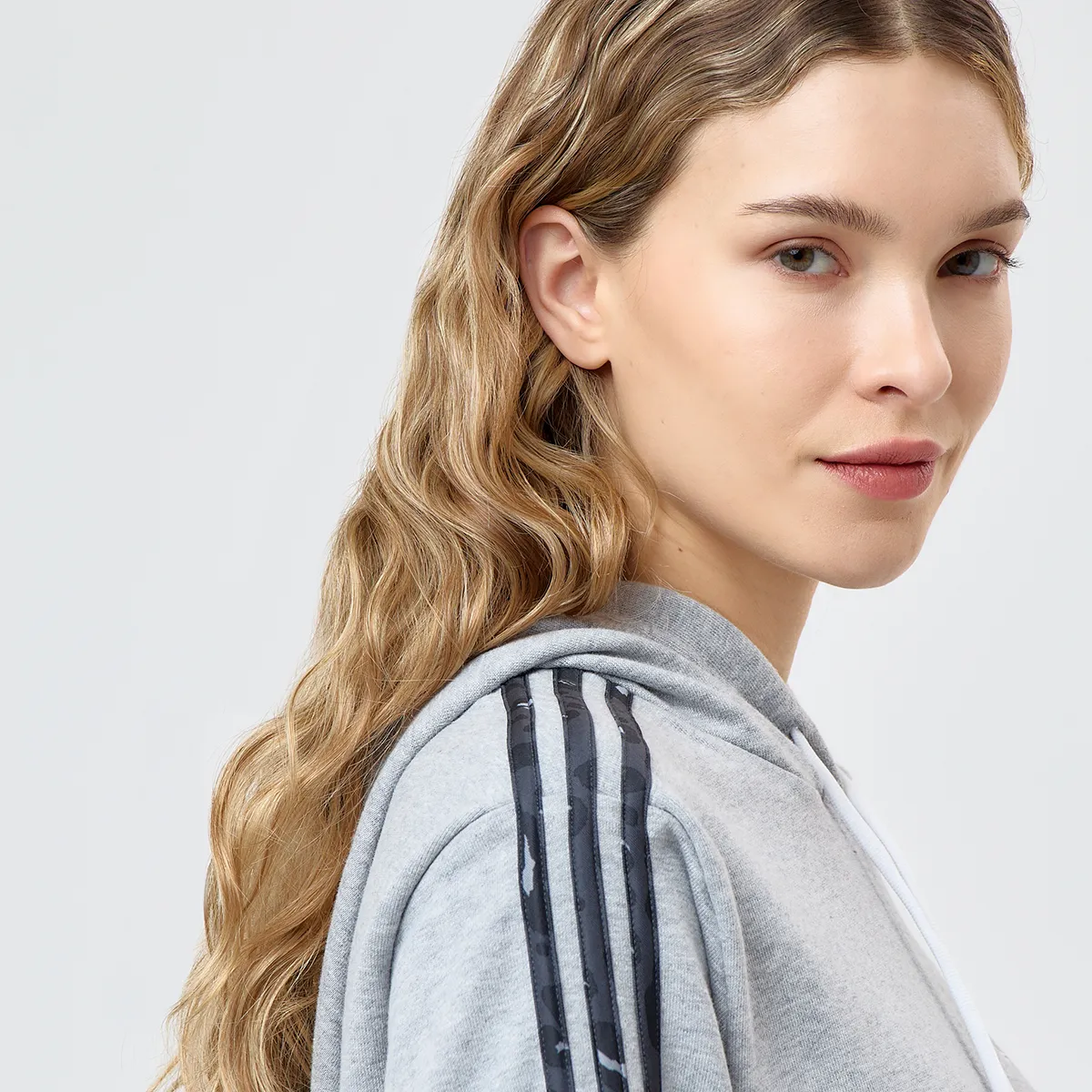 Buzo adidas Essentials 3 Stripes Mujer