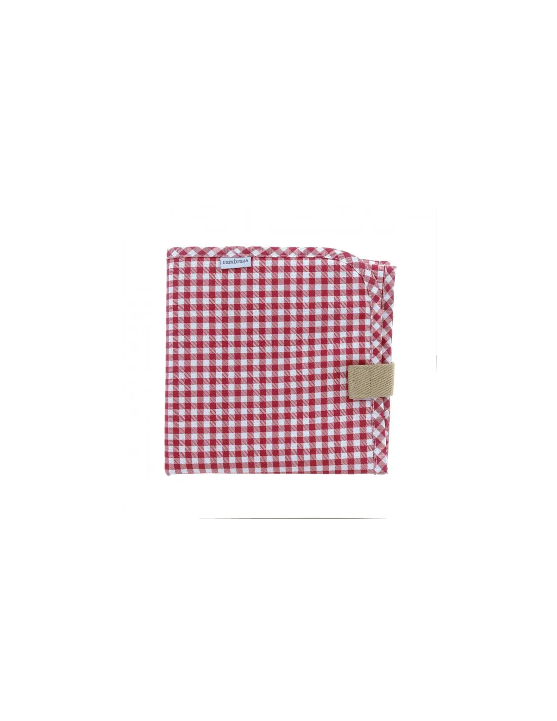 Cambiador Vestidor Vichy rojo de Cambrass