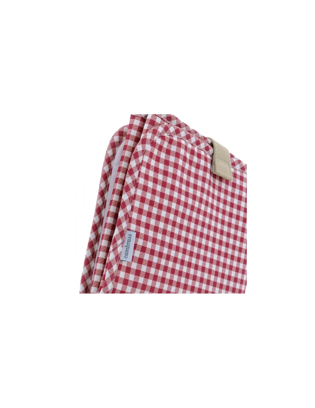 Cambiador Vestidor Vichy rojo de Cambrass