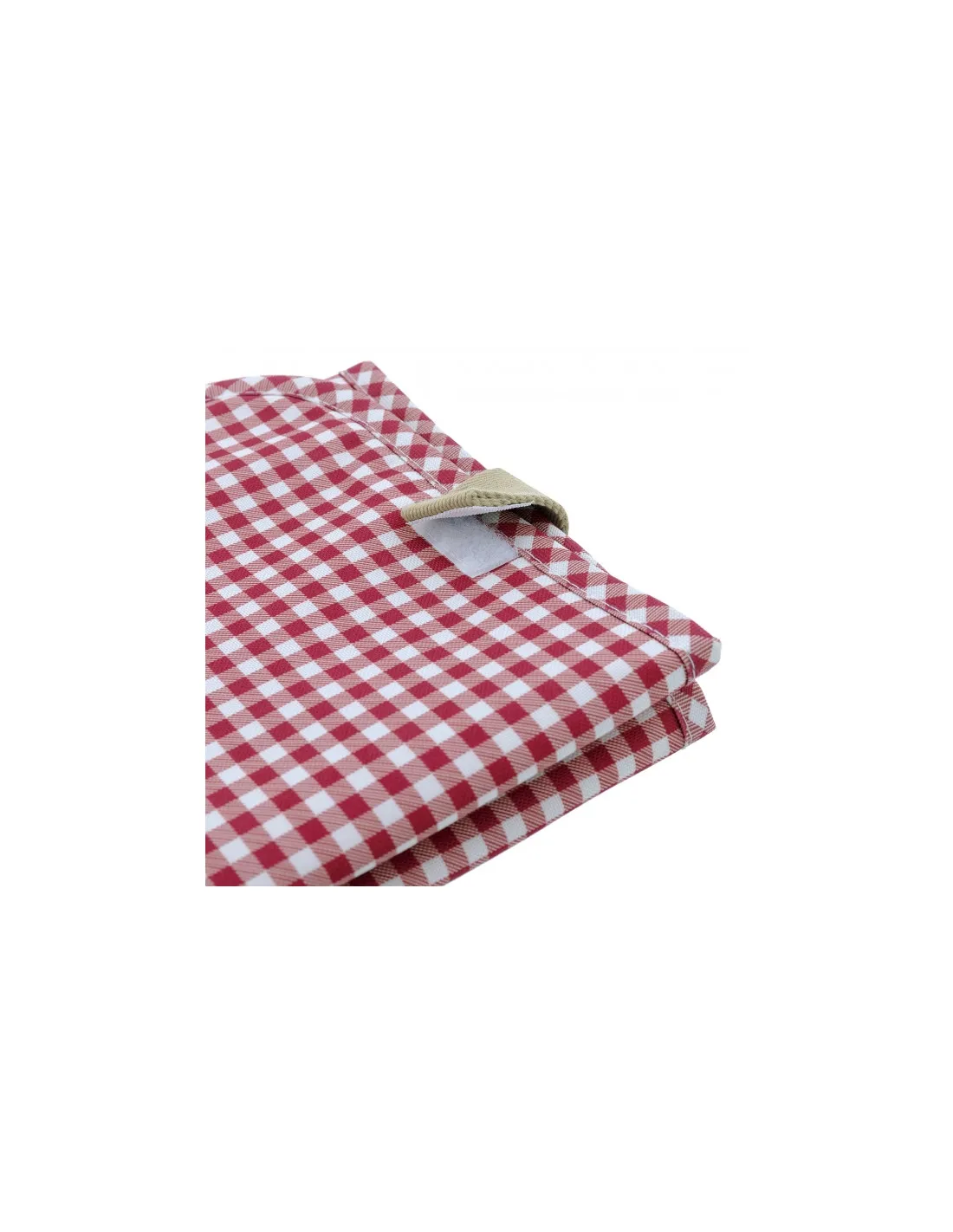 Cambiador Vestidor Vichy rojo de Cambrass