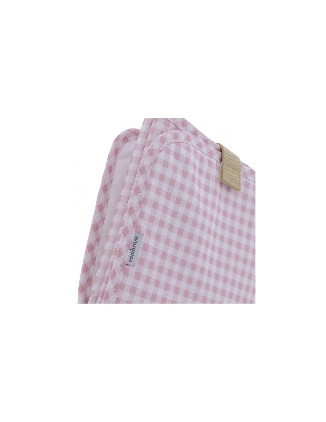 Cambiador Vestidor Vichy rosa de Cambrass