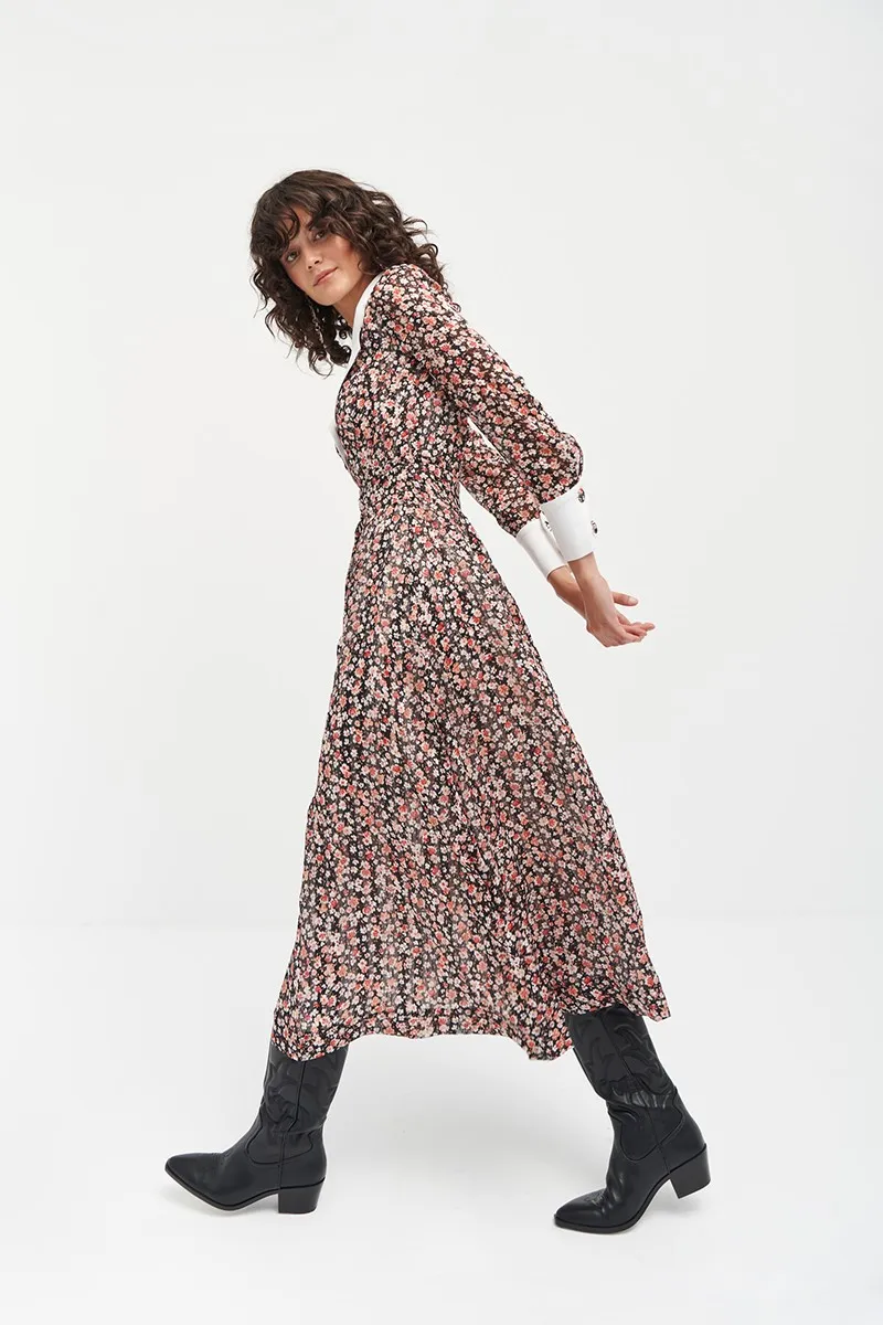 Camisero midi flores