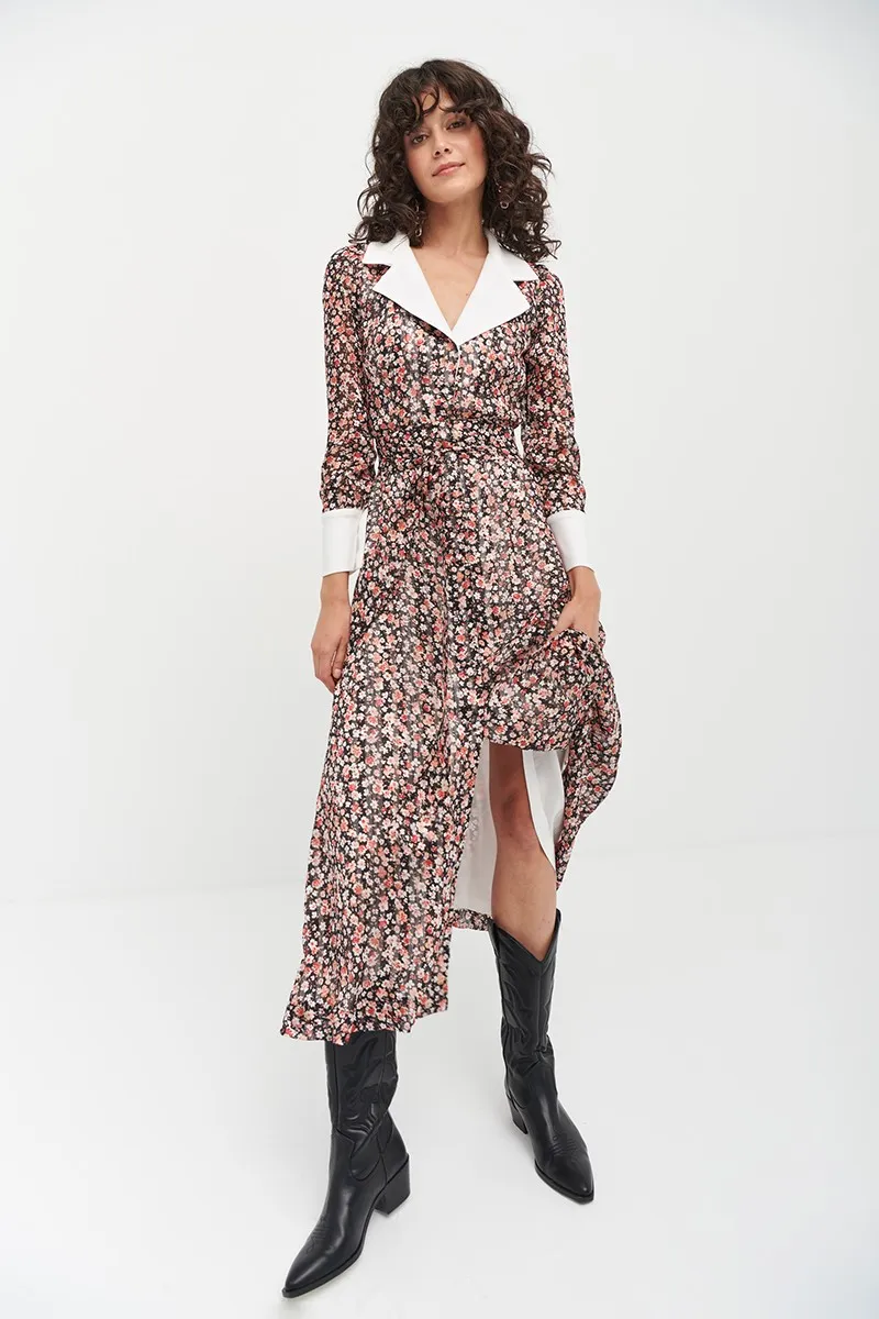 Camisero midi flores