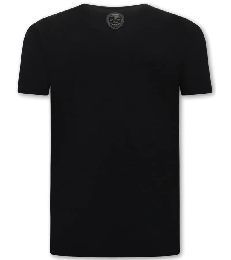 CAMISETAS ESTAMPADAS SONS OF ANARCHY MC  NEGRO