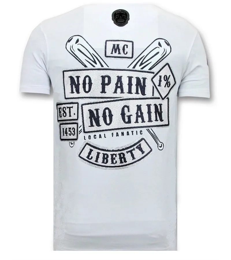 CAMISETAS ESTAMPADAST  SONS OF ANARCHY MC  BLANCO