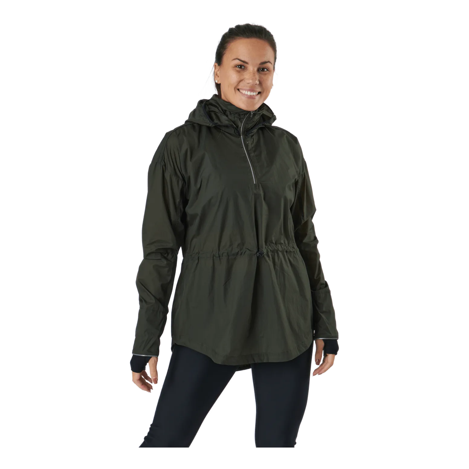 Casall Windbreaker Anorak Forest Green