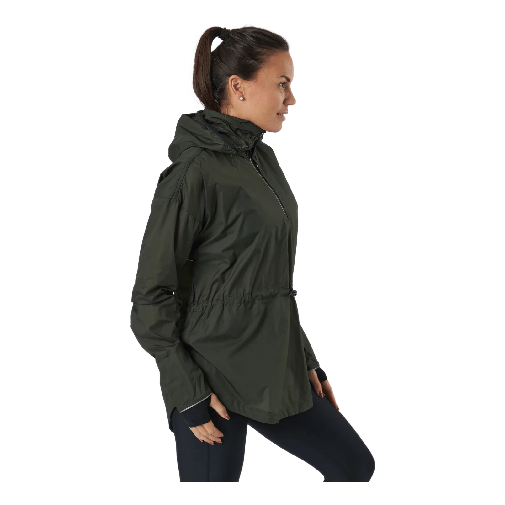 Casall Windbreaker Anorak Forest Green