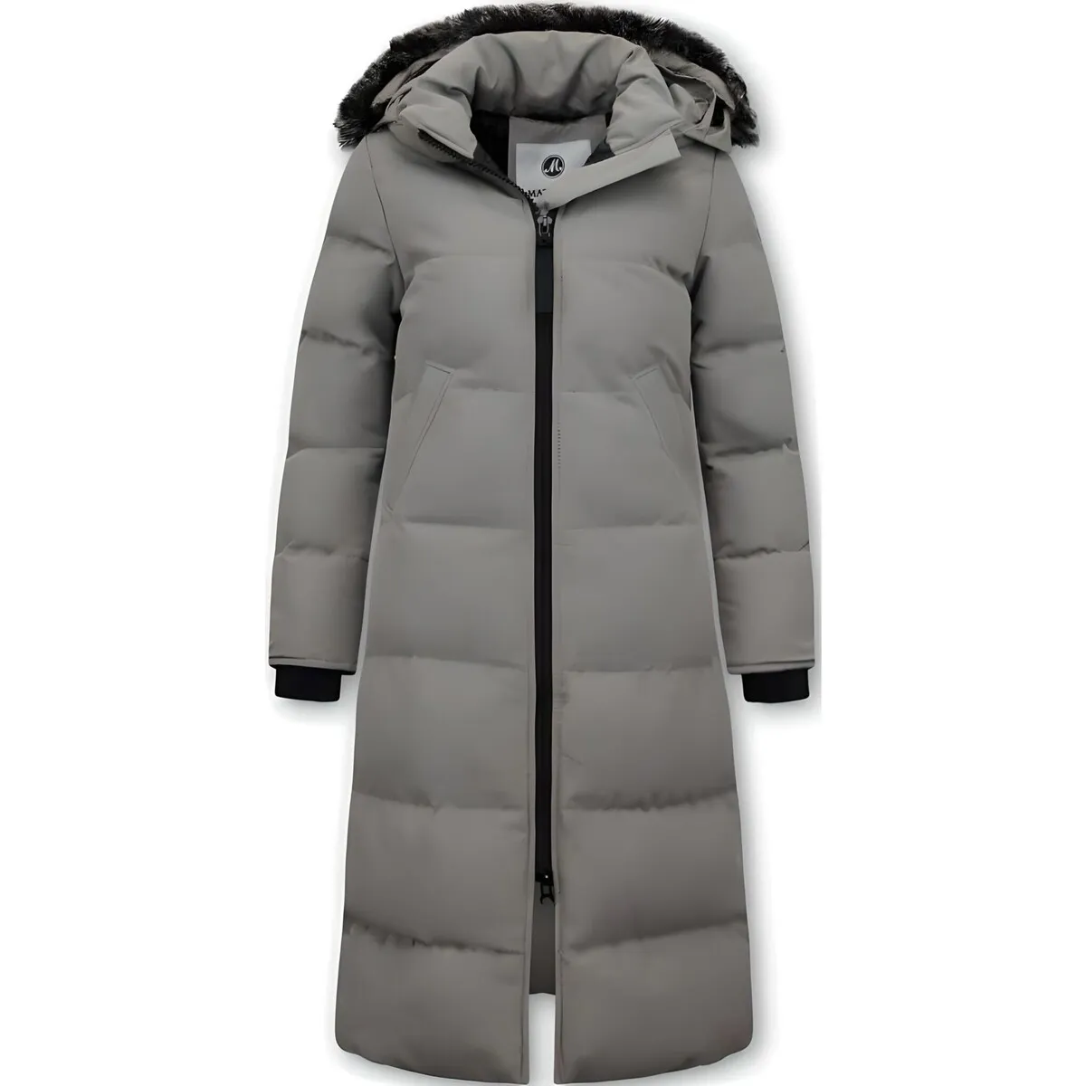 Chaqueta Acolchada Larga Mujer