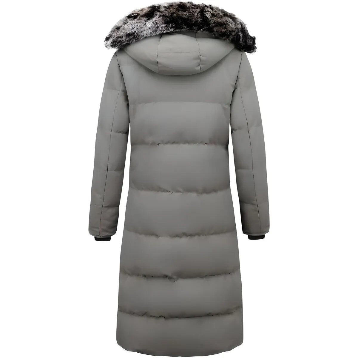 Chaqueta Acolchada Larga Mujer