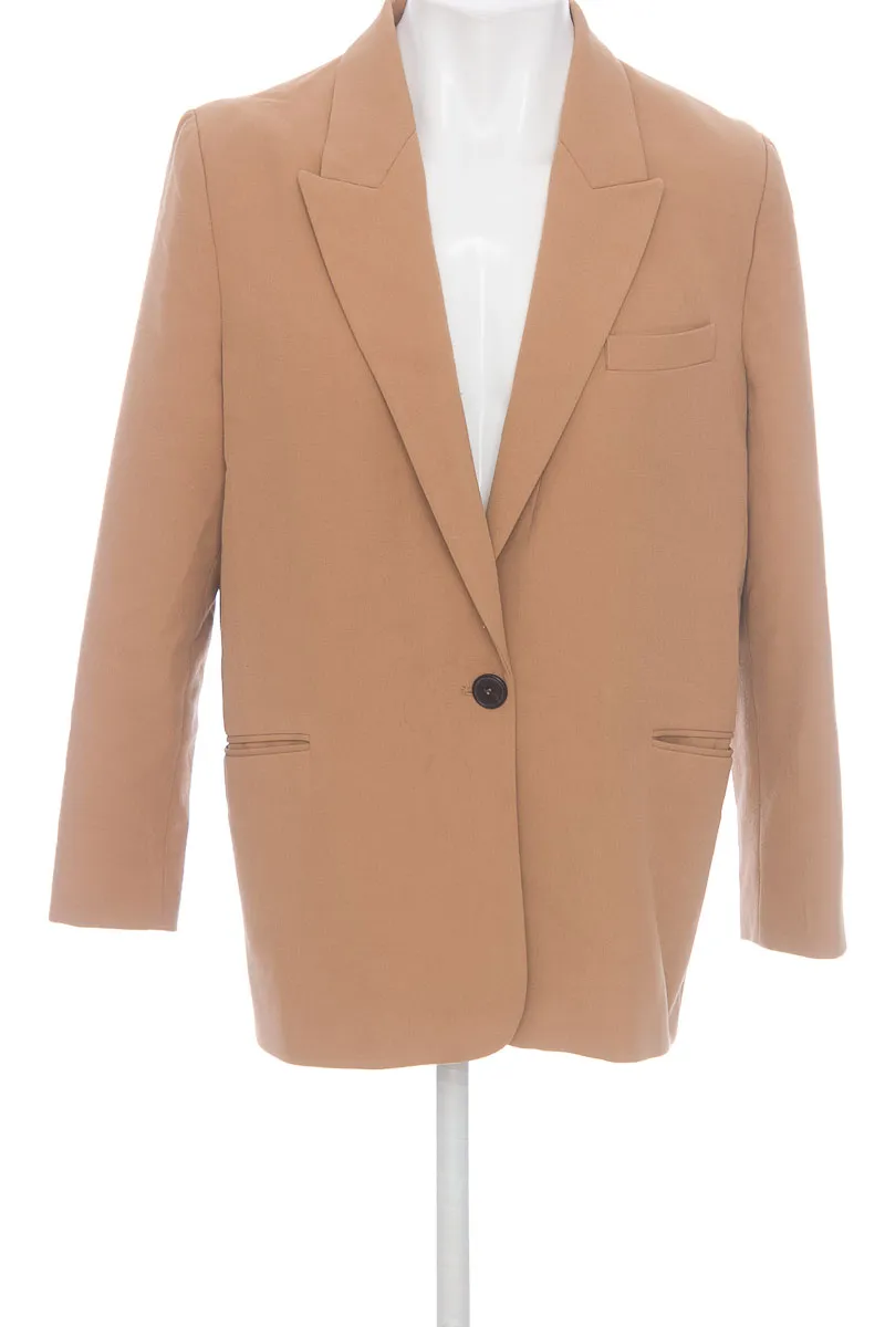 CHAQUETA COLOR CAFé  ZARA