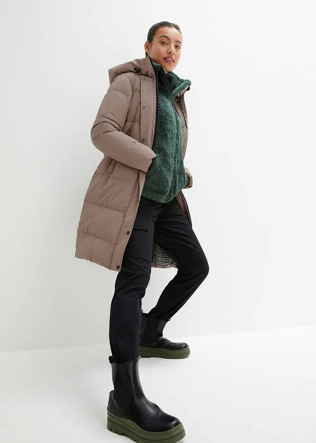 Chaqueta polar verde sombra