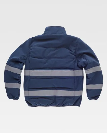 Chaqueta Workshell Marino / Naranja
