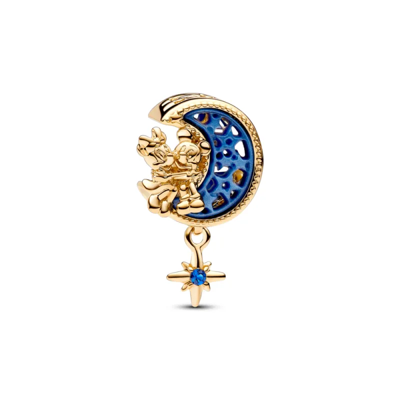 Charm Pandora Luna Creciente Mickey Mouse y Minnie Mouse de Disney 762956C01