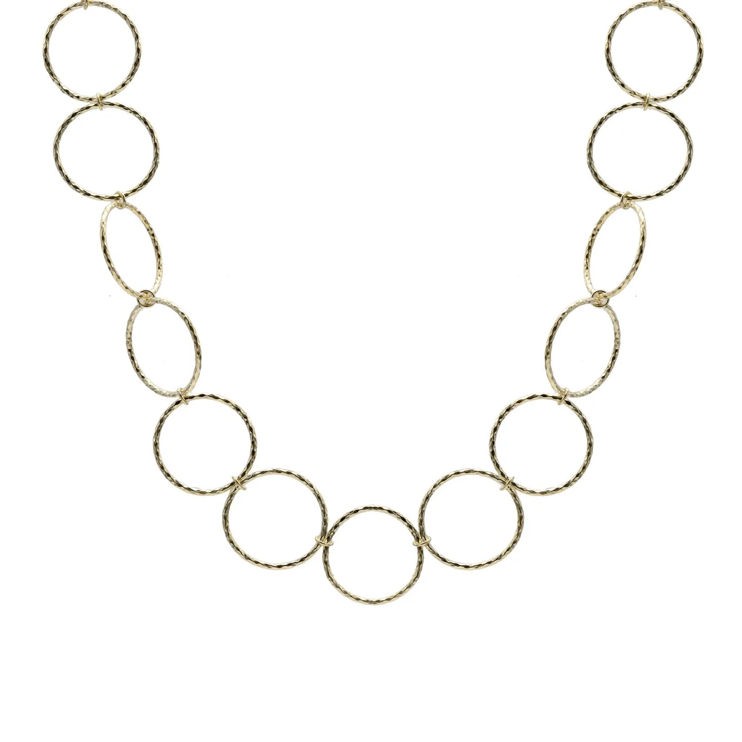 Choker de plata baada en oro diseo aros estilo boho
