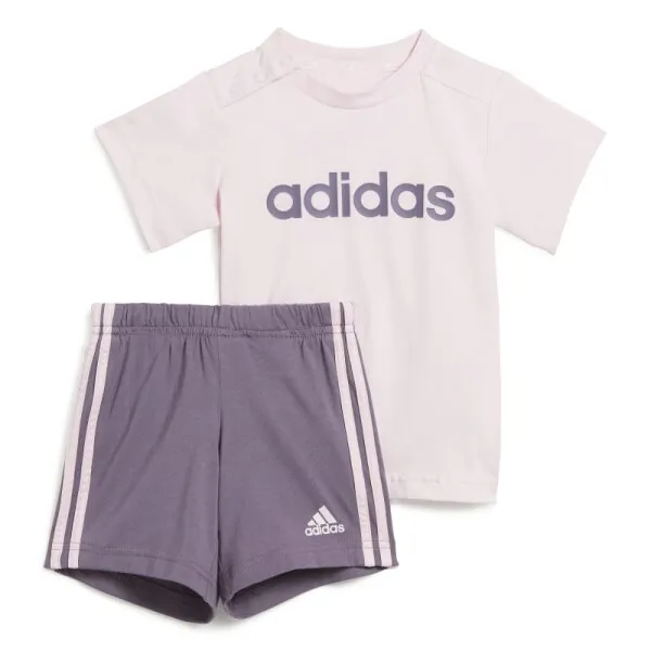 CONJUNTO ADIDAS ESSENTIALS LINEAGE  ROSADO